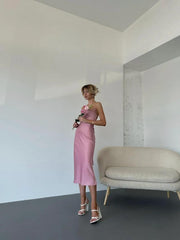 LUSTROUS LUXE SILK BODYCON