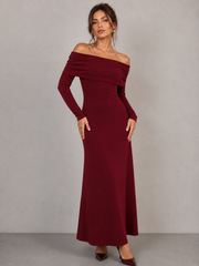 Damson Drape Bodycon