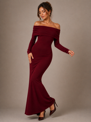 Damson Drape Bodycon