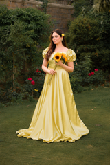 Sunset Flair Gown