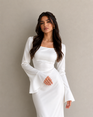 White Luxury Dress