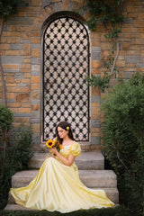 Sunset Flair Gown