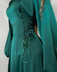 VELORA GREEN GOWN