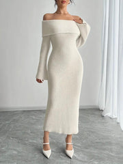 White Bardot Bodycon