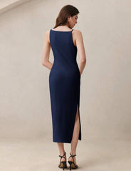 Blue Ruche Bodycon