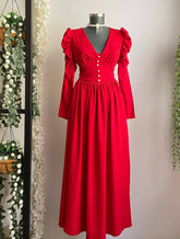 Crimson Pearl Frock