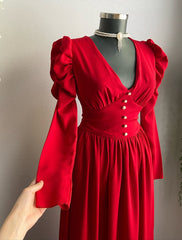 Crimson Pearl Frock