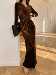 Mocha Luxe Gown