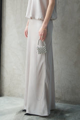 Satin Pearl Skirt