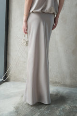 Satin Pearl Skirt