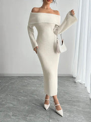 White Bardot Bodycon