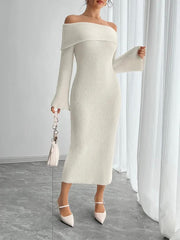 White Bardot Bodycon