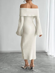 White Bardot Bodycon