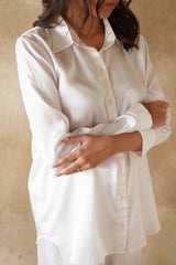 Women Silk Shirt Plain