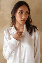 Women Silk Shirt Plain