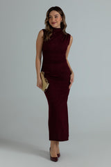 Mythic Merlot Dress
