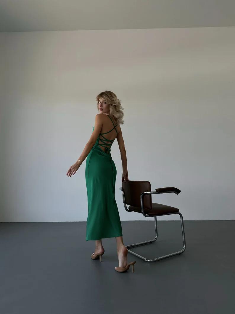 LUSTROUS LUXE SILK BODYCON