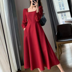 Elegant Maroon Maxi - Veer Clothing