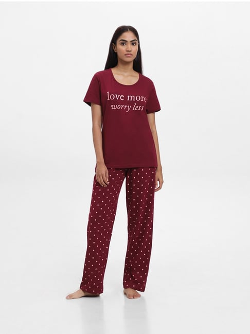 POLKA DOTTED PJs SET