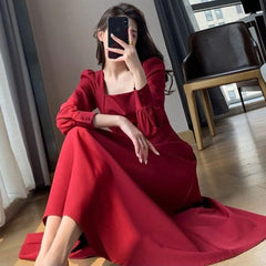 Elegant Maroon Maxi - Veer Clothing