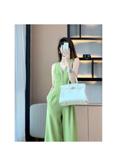 Parrot Green Jumpsuit - Veer Clothing