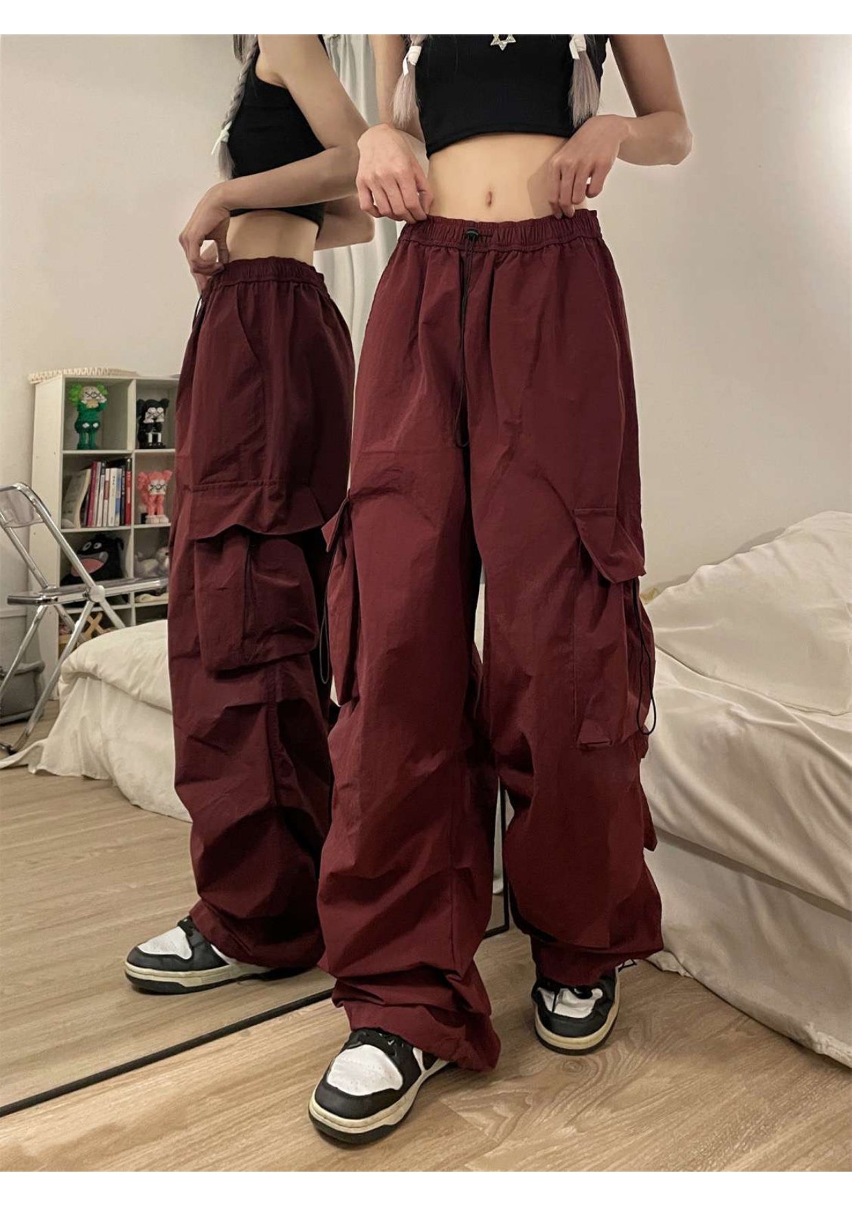 Red Hiphop Trouser - Veer Clothing