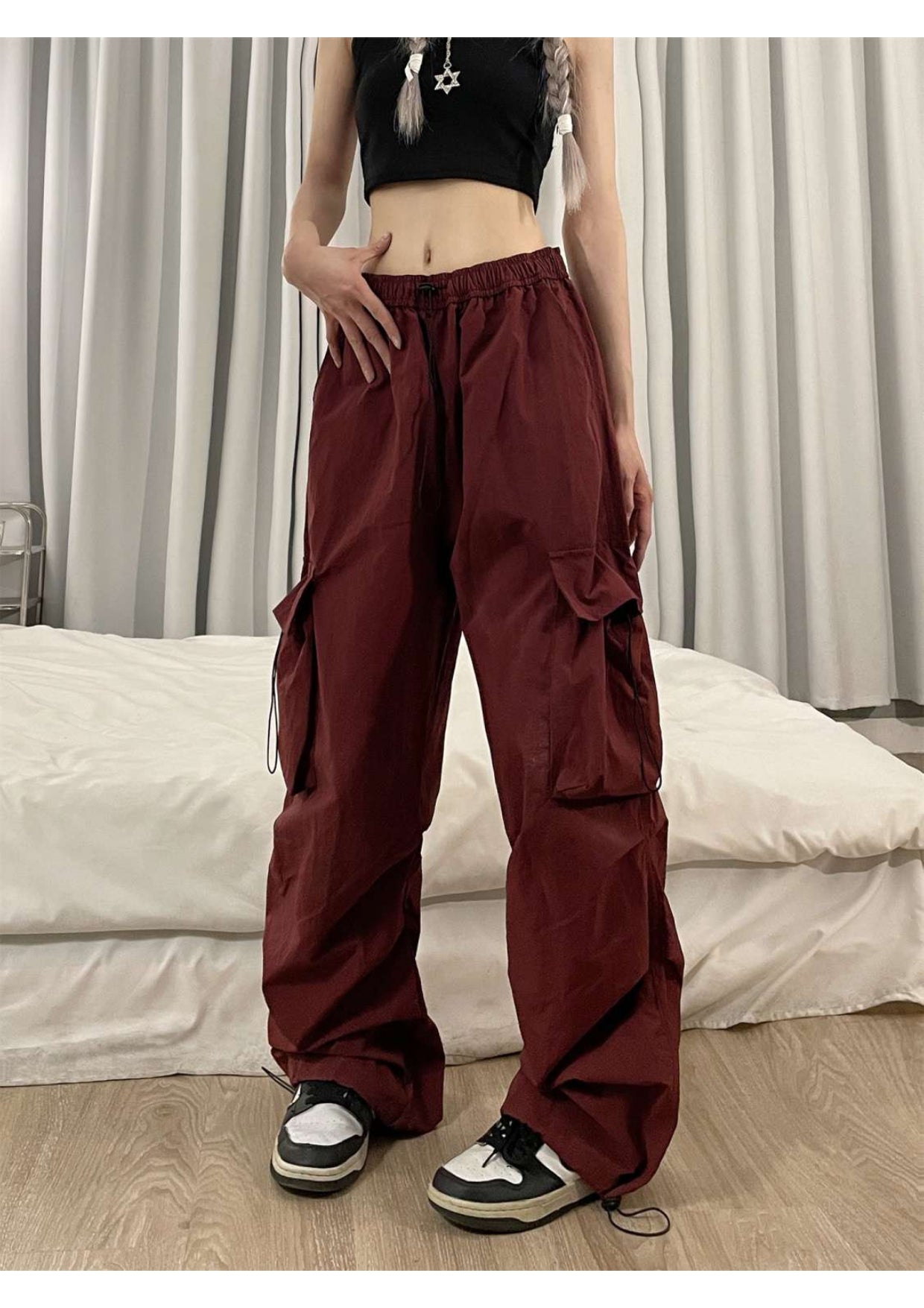 Red Hiphop Trouser - Veer Clothing