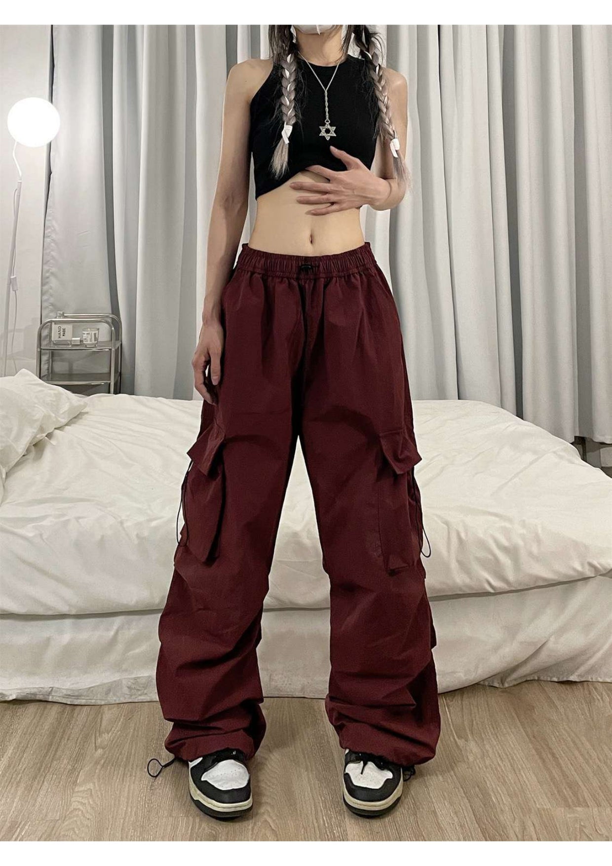 Red Hiphop Trouser - Veer Clothing