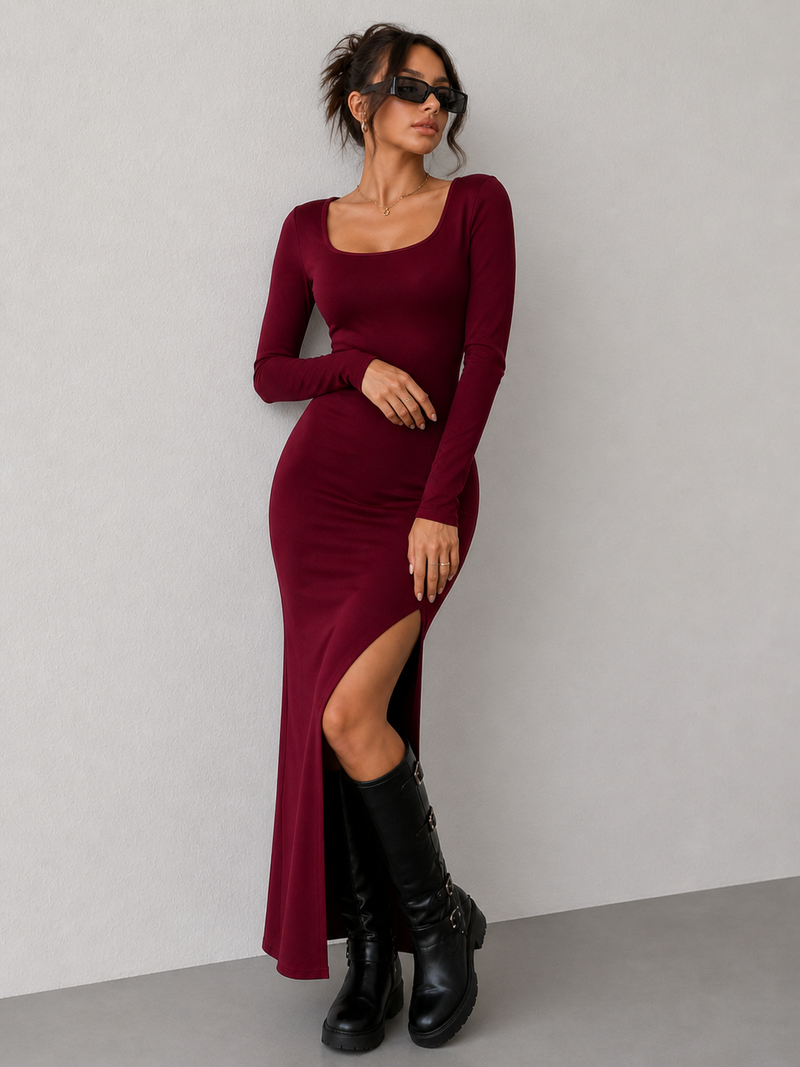 Grecian Wine Bodycon