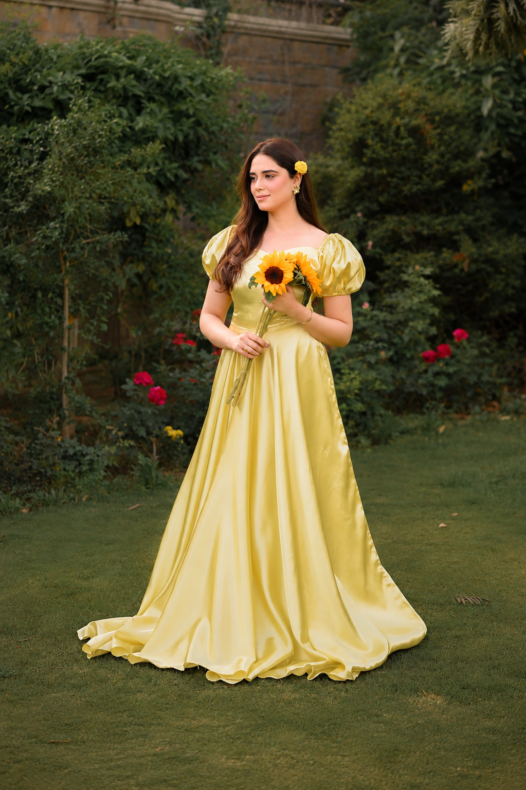 Sunset Flair Gown
