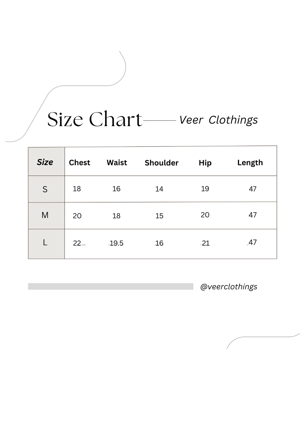 Size guide