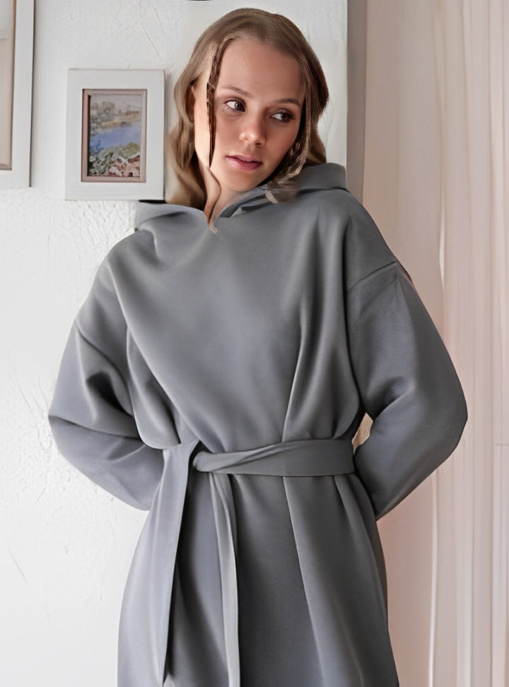 Versatile Modest Hooded Maxi