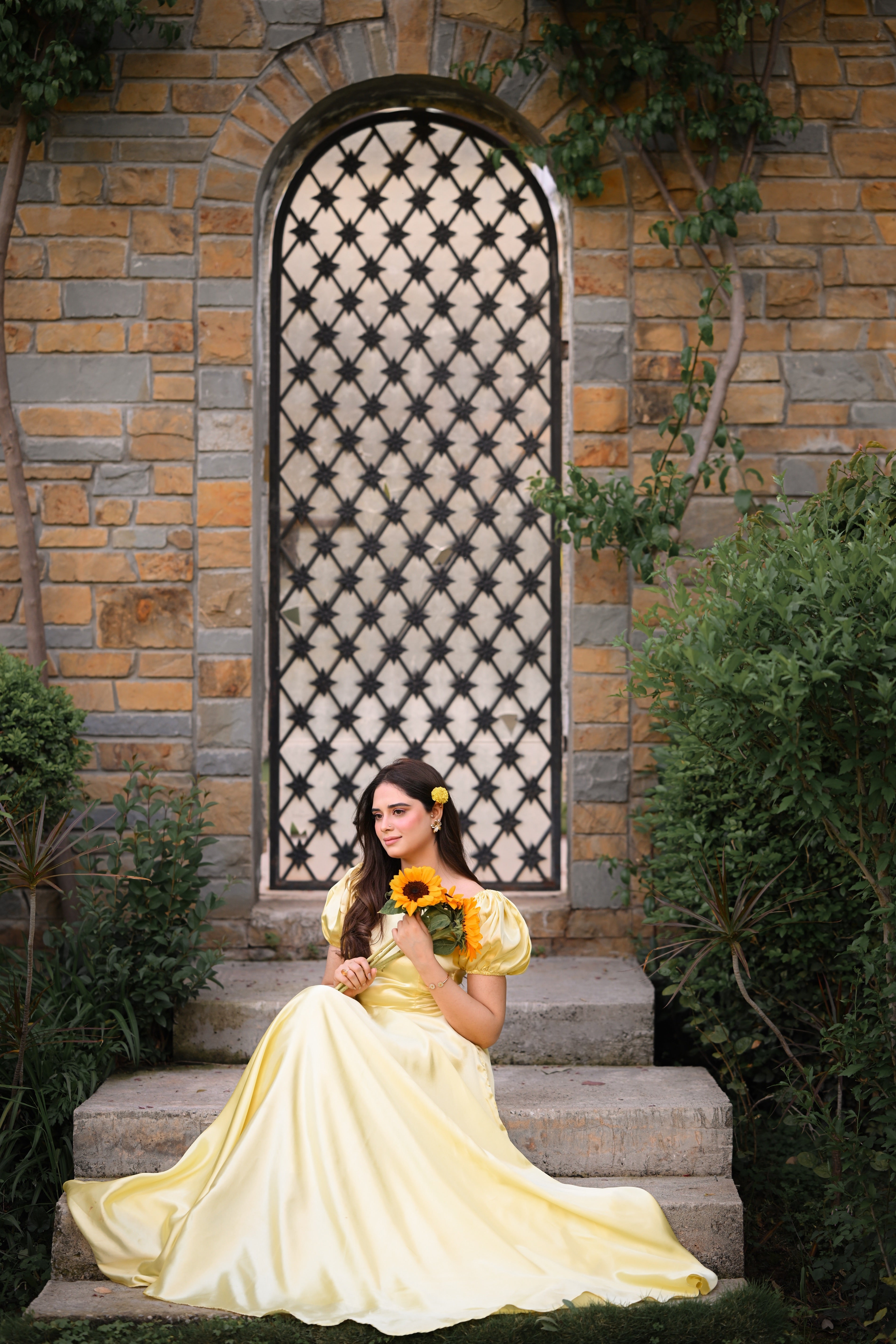 Sunset Flair Gown