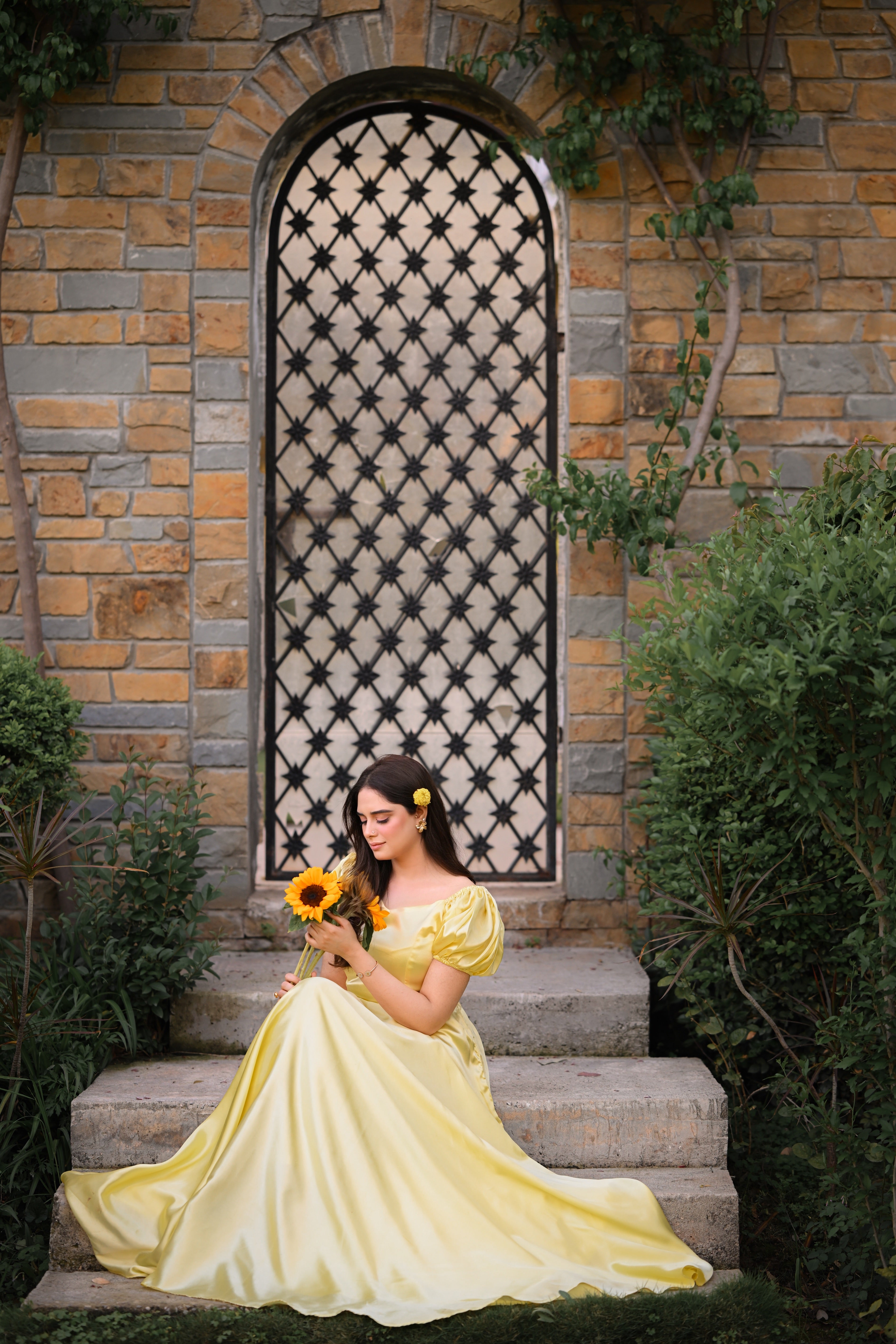 Sunset Flair Gown