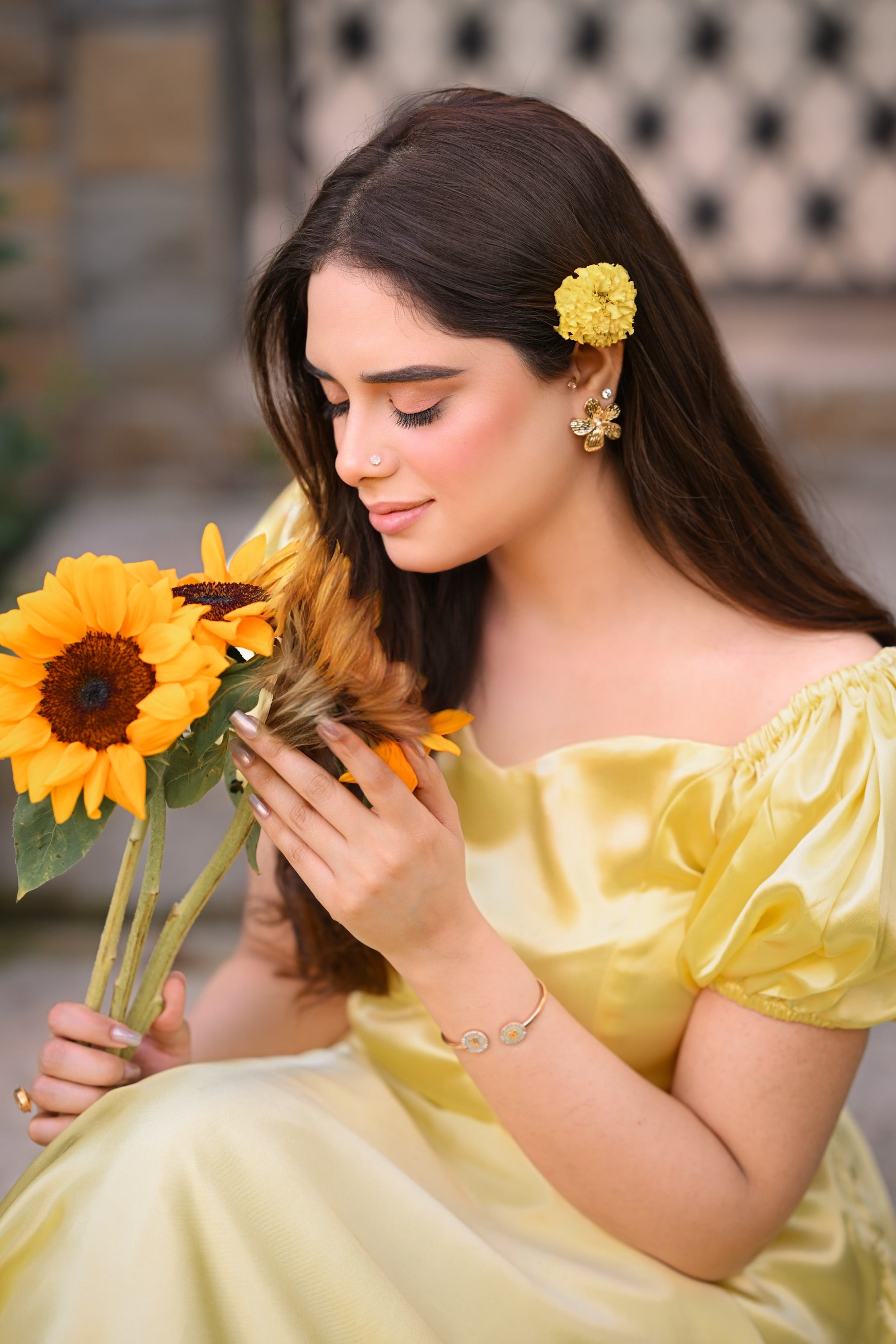 Sunset Flair Gown