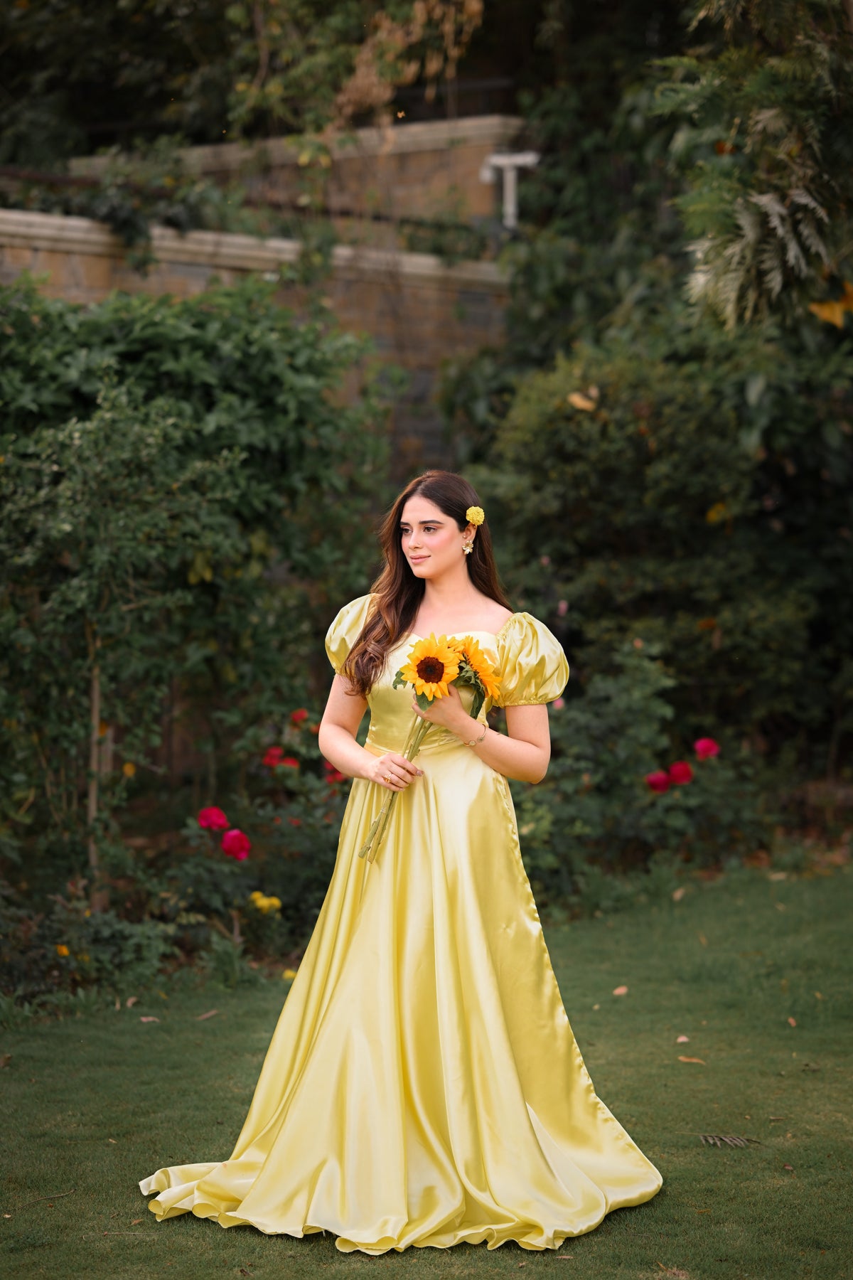 Sunset Flair Gown
