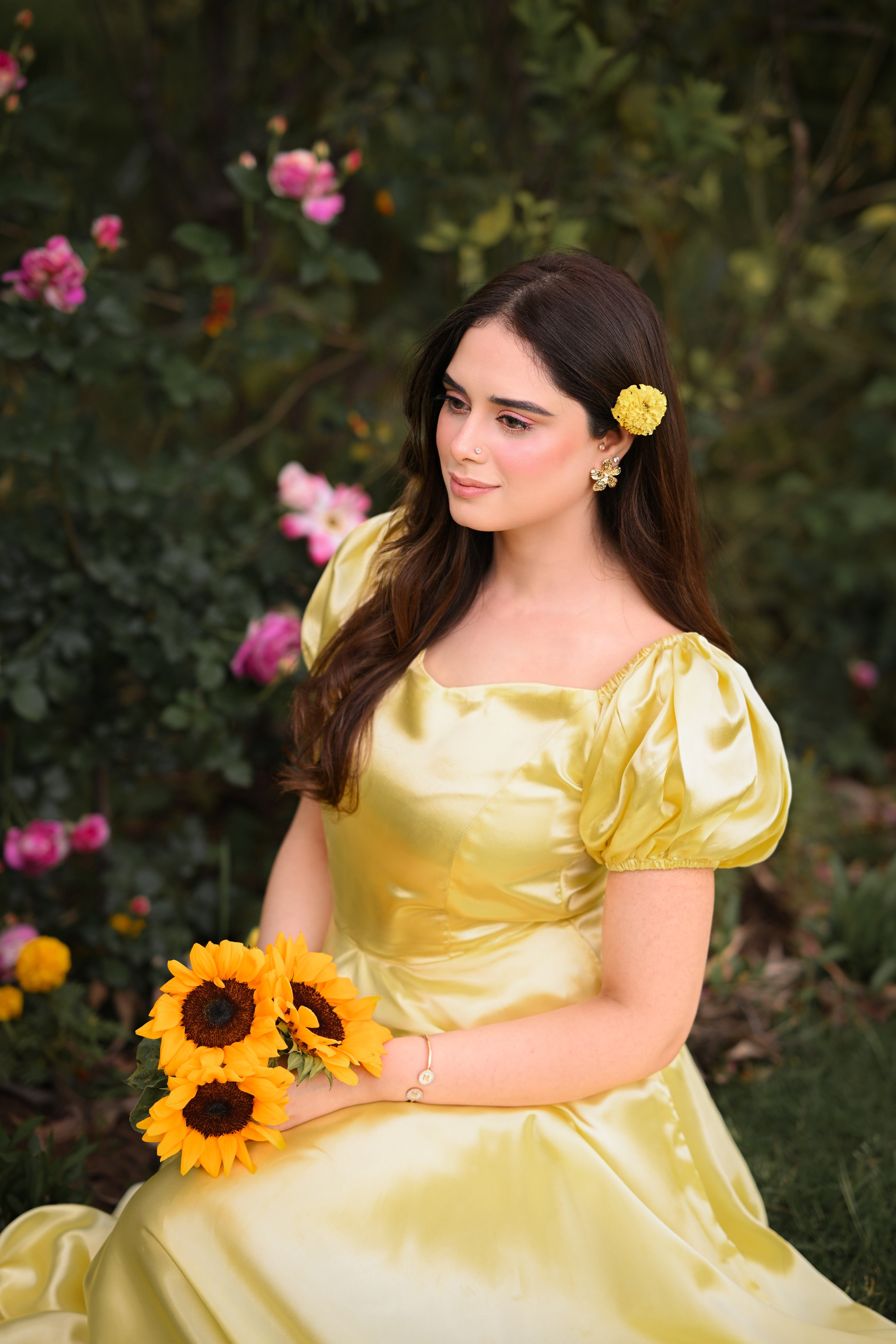 Sunset Flair Gown