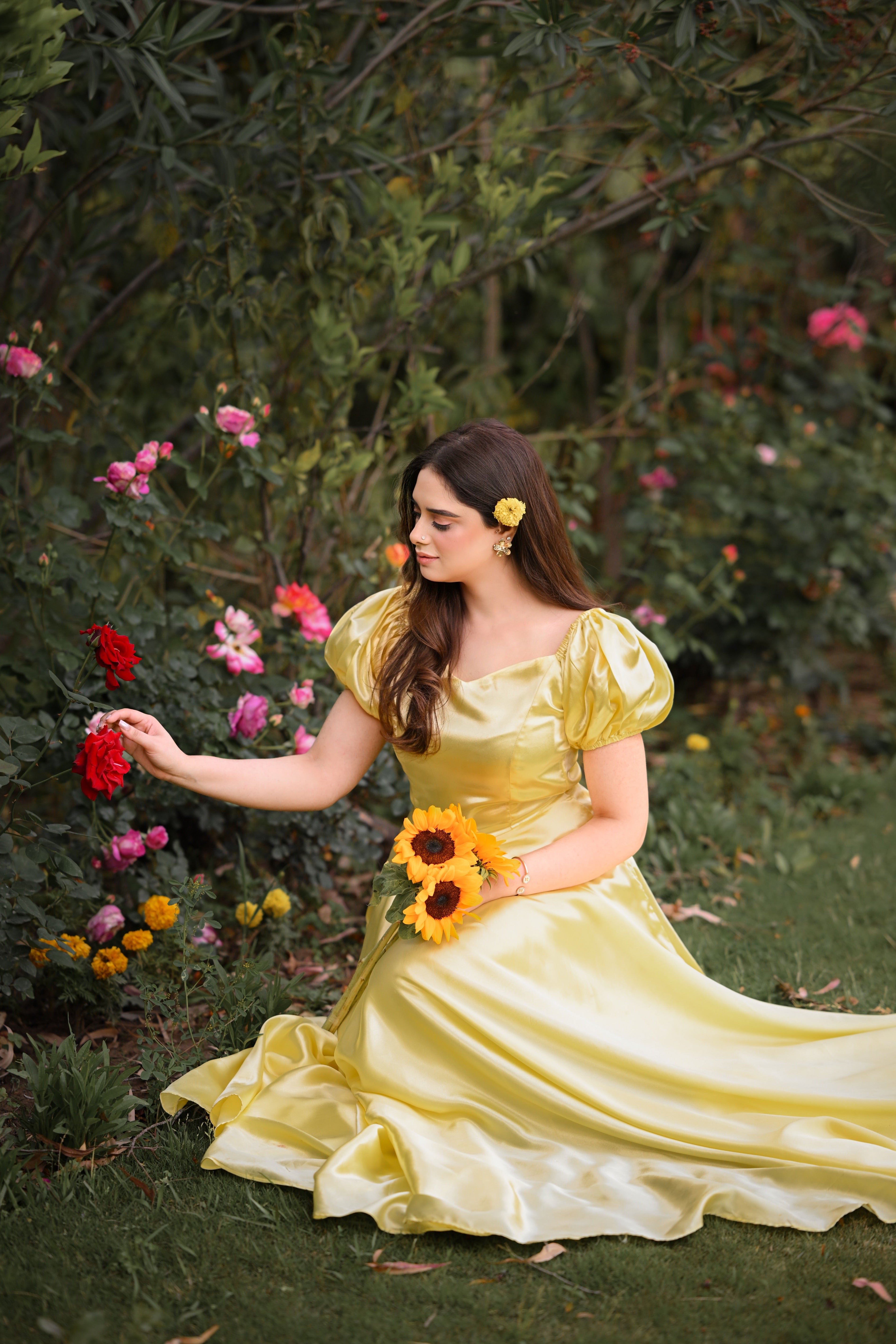 Sunset Flair Gown