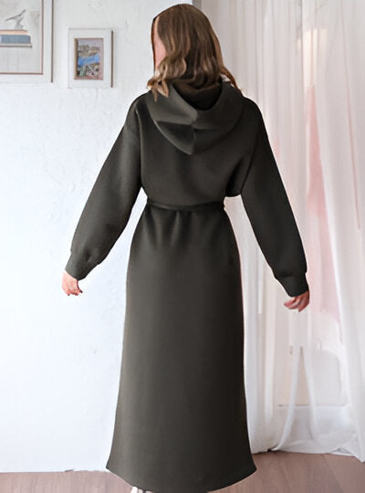 Versatile Modest Hooded Maxi