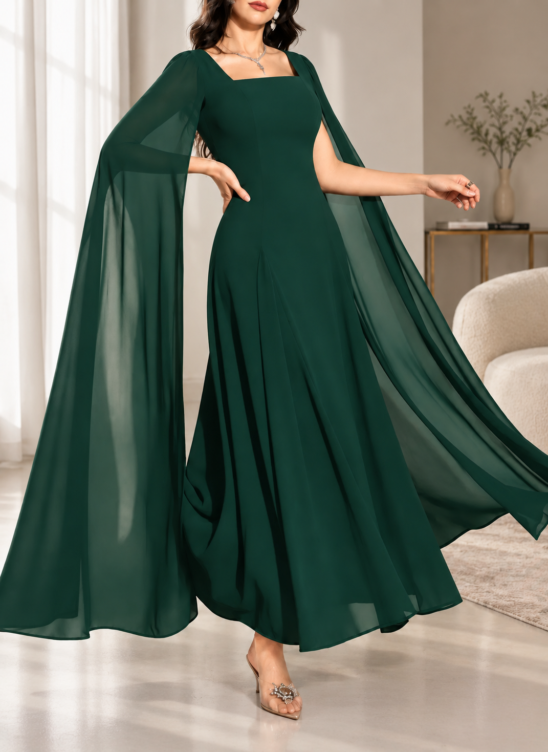 Prism Drape Frock