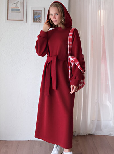 Versatile Modest Hooded Maxi