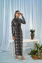Zebra Noir Bodycon