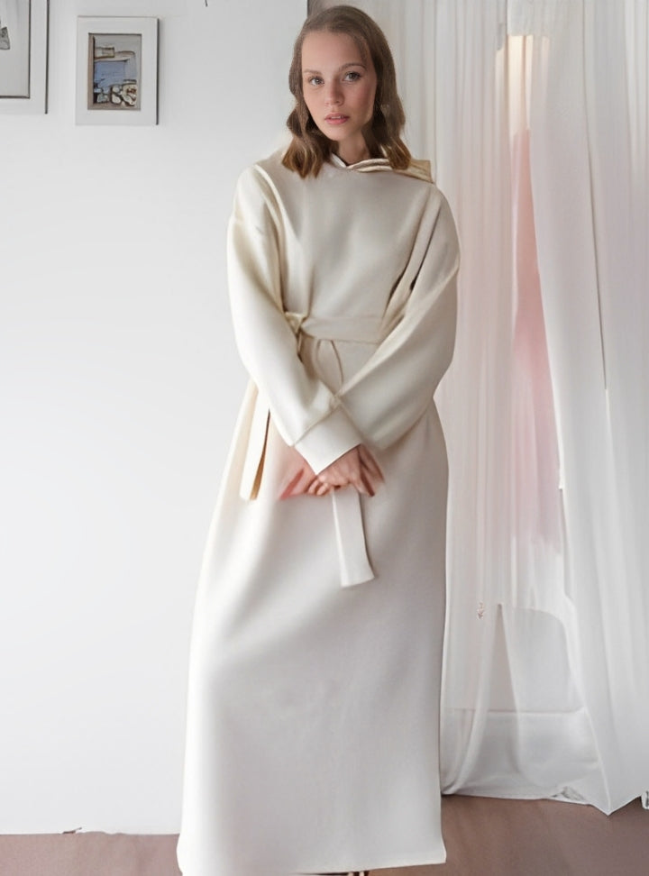 Versatile Modest Hooded Maxi