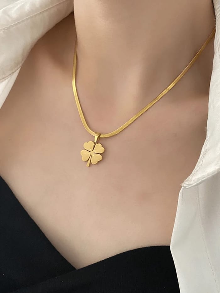 Golden Clover Charm