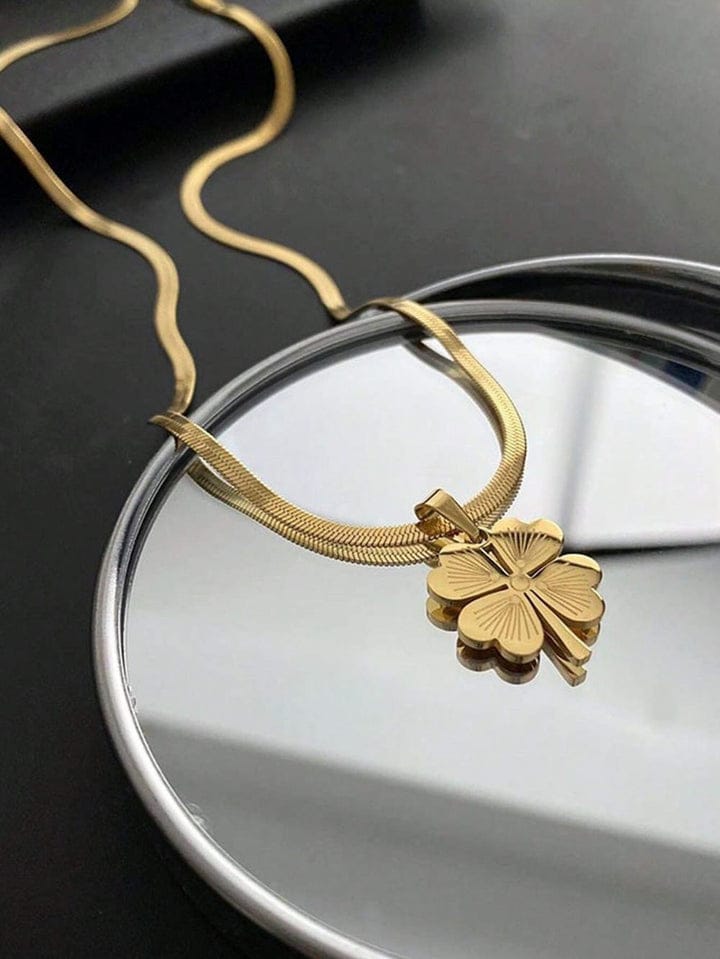 Golden Clover Charm