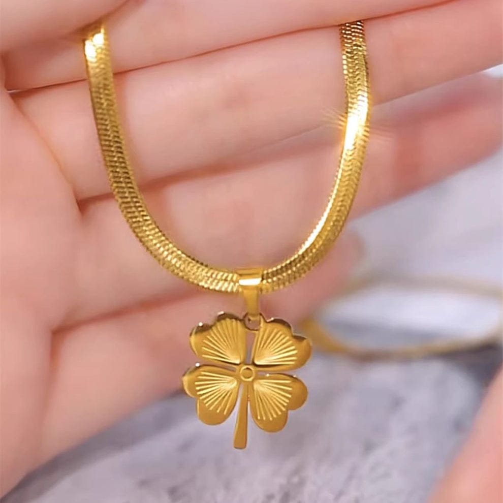 Golden Clover Charm