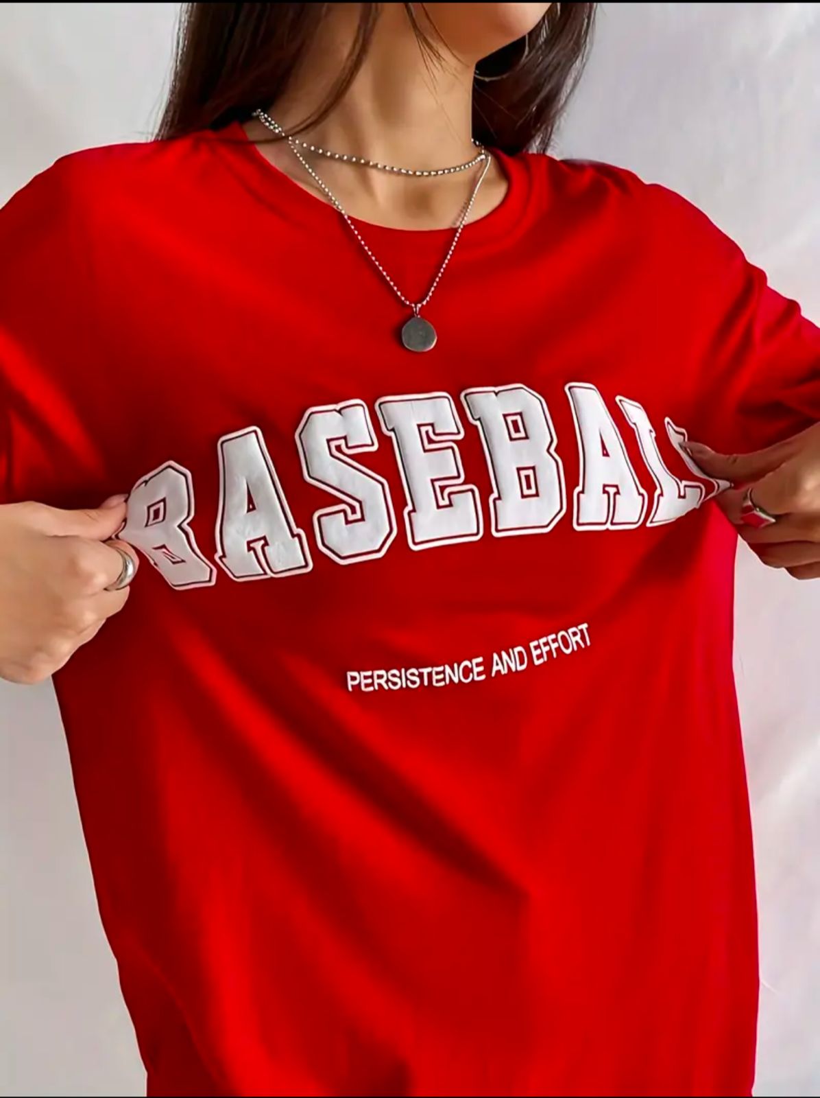 Baseball Spirit Oversized Shirt
