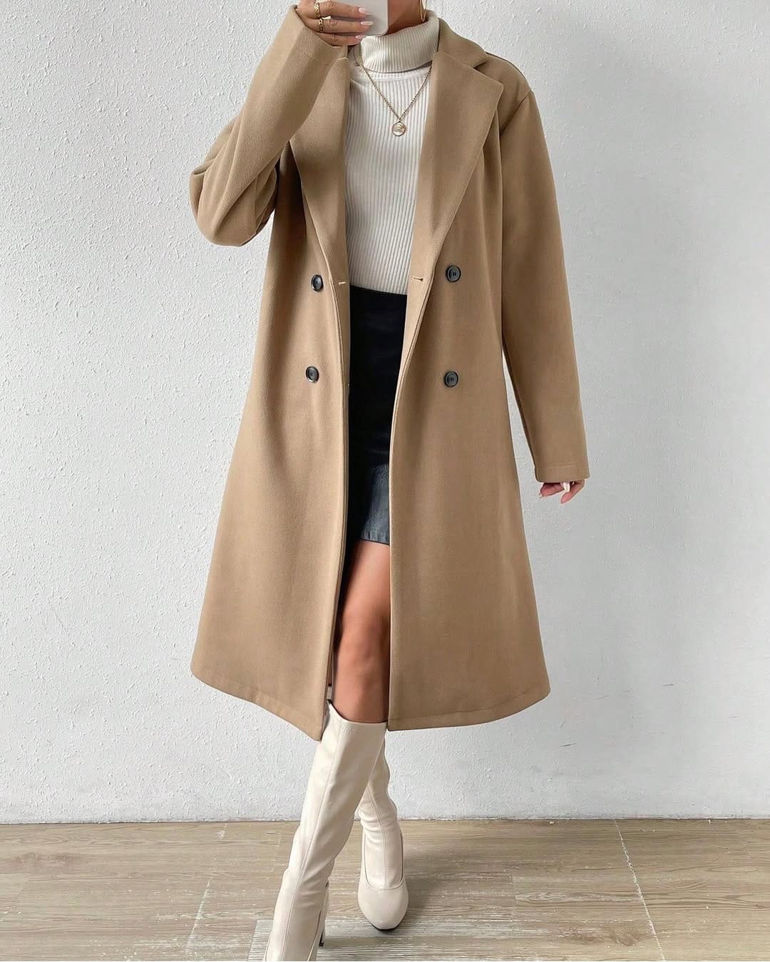 MODERN MINIMALIST LONG COAT