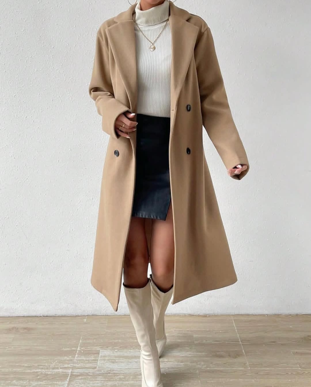 MODERN MINIMALIST LONG COAT
