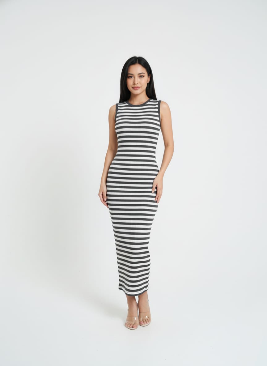 Sleek Stripe Bodycon